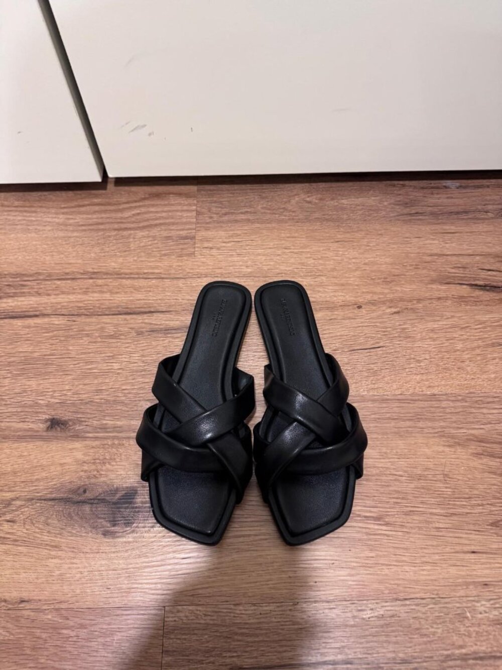 Banana Republic Vegan Leather Crossover Sandals